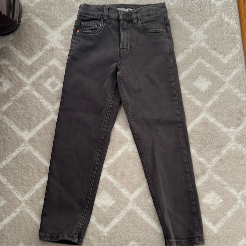 Boys Zara straight fit denim size 7.